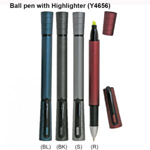 Ballpen with highlighter Y4656