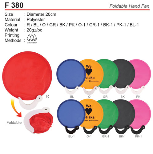 Foldable Hand Fan F380