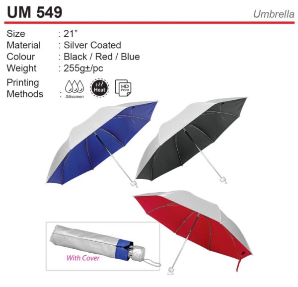 21 inch Manual Umbrella (UM549)