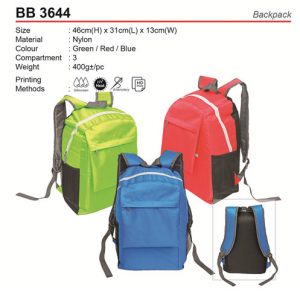 Colourful Backpack (BB3644)