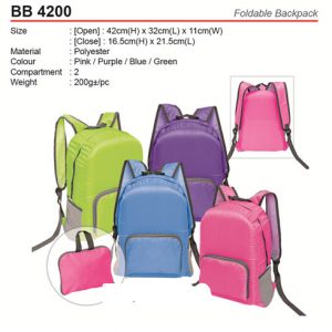 Foldable Backpack (BB4200)
