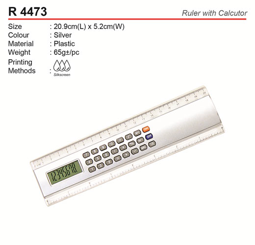 Ruler with Calculator (R4473)
