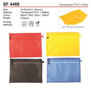 PVC Folder with netting (SF4468)