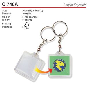 Acrylic Keychain (C740A)