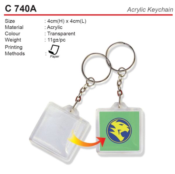 Acrylic Keychain (C740A)