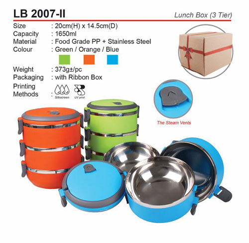 3 tier Lunch Box (LB2007-II)