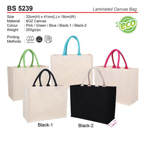 Laminated Canvas Bag (BS5239)
