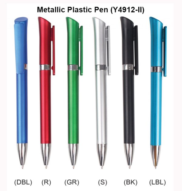 Metallic Plastic pen Y4912-II