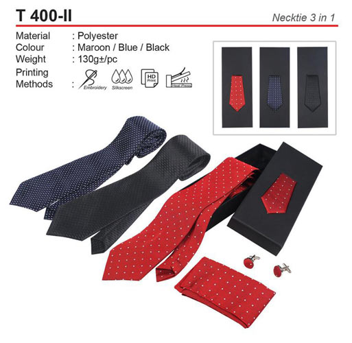 Necktie with box (T400-II)