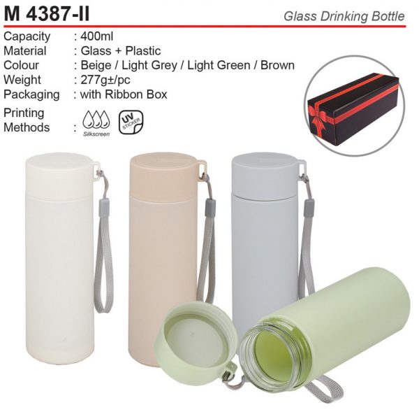 Glass Drinking Bottle (M4387-II)