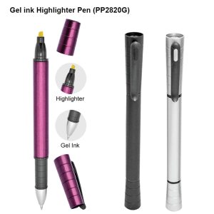 Gel Ink Pen with Highlighter (PP2820G)