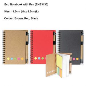 Eco Notebook with Pen (ENB3130)