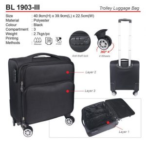 Classic Trolley Luggage Bag (BL1903-III)