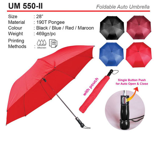 Foldable Auto Open Umbrella (UM550-II)