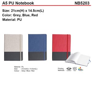 A5 PU Notebook (NB5203)