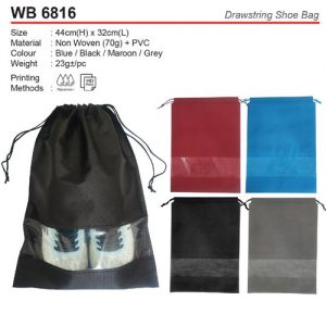 Drawstring Shoe Bag (WB6816)