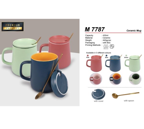 Ceramic Mug with Cap (M7787)