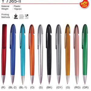 Metallic Plastic Pen (Y7365-II)