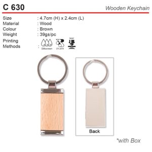 Wooden Keychain (C630)