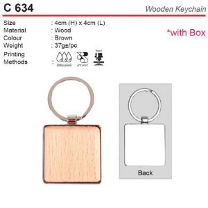 Wooden Keychain (C634)