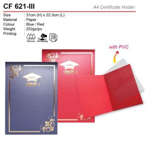 A4 Certificate Holder (CF621-III)