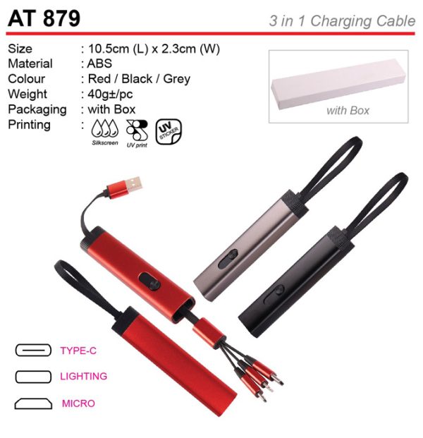 3 in 1 Charging Cable (AT879)