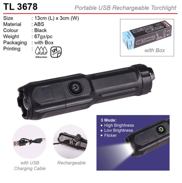 Rechargeable Torchlight (TL3678)