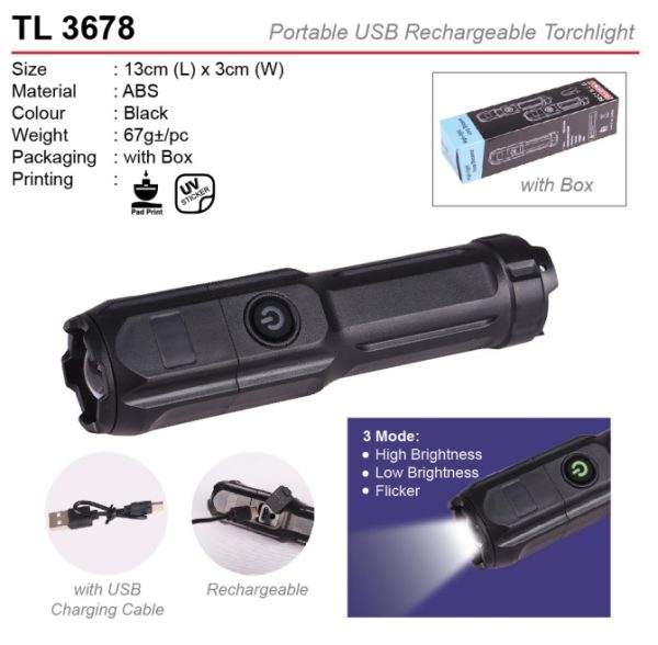 Rechargeable Torchlight (TL3678)