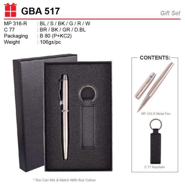 Pen and keychain set GBA517