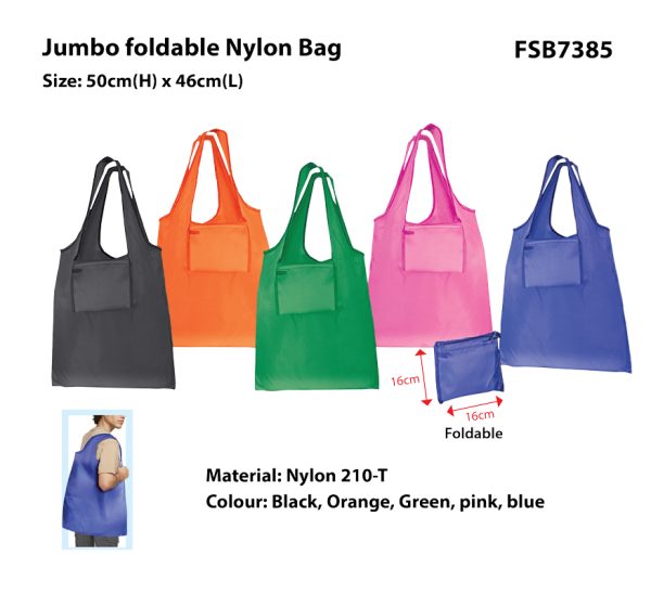 Jumbo Foldable Nylon Bag (FSB7385)