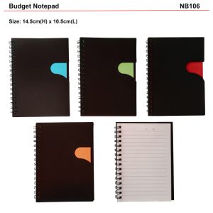 Budget notepad NB106