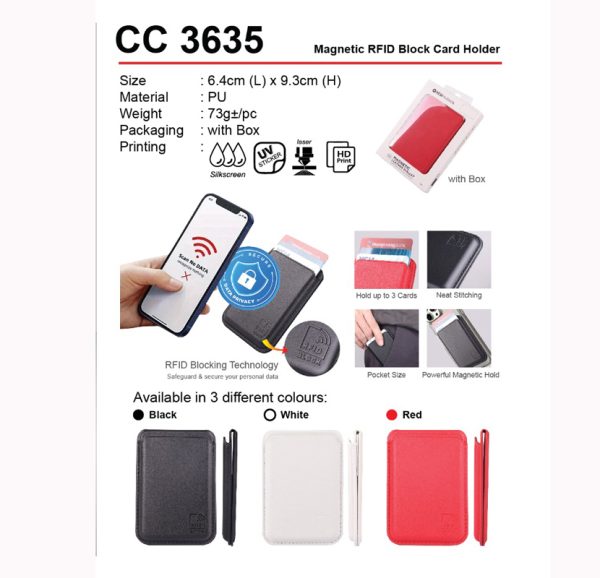 RFID Block Card Holder (CC3635)