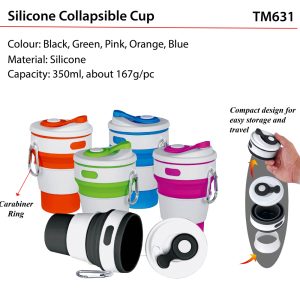 Foldable Silicone Cup (TM631)